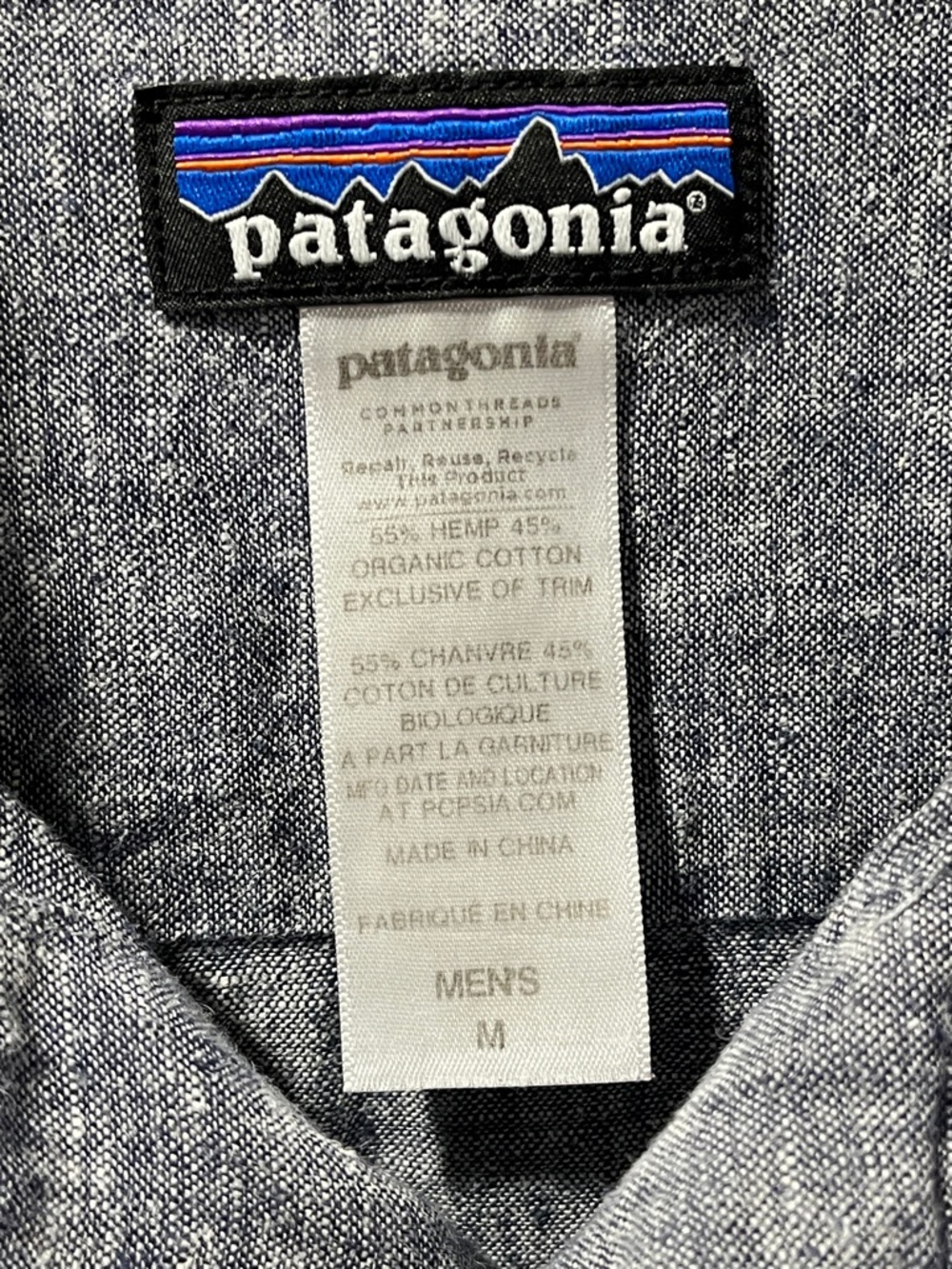 Patagonia Men’s Button-Down Shirt size medium - Picture 3 of 8